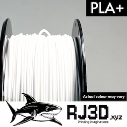 RJ3D - PLA plus filament Arctic White